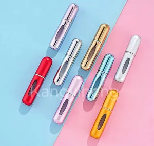 ขวดกระจายน้ำหอมแบบพกพาขวดเล็กขนาด5มล. ขวดน้ำหอมอลูมิเนียมเครื่องฉีดน้ำหอมแบบพกพาสีสันสดใส - Product Image 1