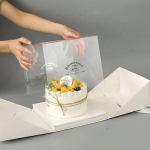 High Quality Luxury <b>Wedding</b> Cake Boxes Food Grade Cake Box With Window - Product Image 6