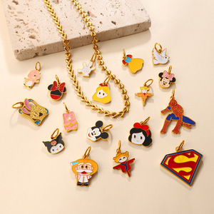 Colgantes con Temática de Dibujos Animados, Aleación de Zinc, Accesorios de Joyería DIY, Dijes Unisex para Regalo - Product Image 2