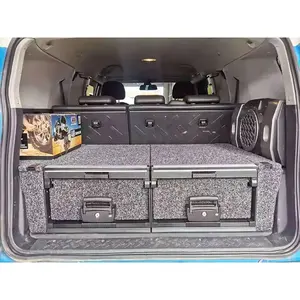 Автомобильные аксессуары 2023 4x4 выдвижных ящиков багажника для автомобиля toyota fj cruiser ящик для хранения автомобиля