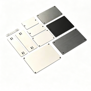 Base de plaque signalétique pour montage sur panneau de clavier métallique, gravure laser personnalisée, rectangulaire, en acier inoxydable, finition miroir électroplaqué - Product Image 5