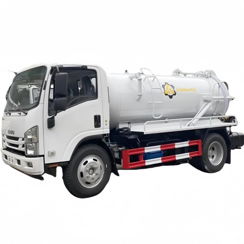 2025 новый вакуумный грузовик ISUZU 5000L, вакуумный всасывающий вакуумный фекальный и канализационный всасывающий грузовик