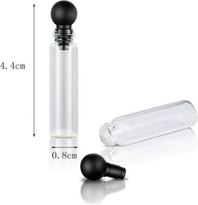 0.5ml 1ml 2ml 3ml Clear <b>Mini</b> Fragrance Refillable Glass <b>Spray</b> <b>Bottle</b> Pump Sprayer Screen Printing Portable Empty Perfume - Product Image 2