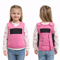 Gilet lesté sensoriel pour enfants, gilet de compression réglable avec velcro pour l'autisme, l'ADHD, la thérapie et l'entraînement, marque Pusun WS-344 18oz