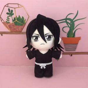 Mignon <span class=keywords><strong>BLEACH</strong></span> Peluche Jouet Ulquiorra Cifer Kuchiki Rukia Ichimaru <span class=keywords><strong>Gin</strong></span> Anime Cosplay Peluche Poupée Jouet 20cm Doux En Peluche Oreiller Fans Cadeau - Product Image 4