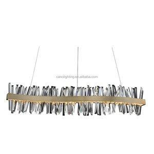Lámpara de Techo Colgante de Lujo <span class=keywords><strong>para</strong></span> <span class=keywords><strong>Interiores</strong></span>, Nueva Iluminación Moderna, Araña de Cristal LED, Lámpara Colgante - Product Image 6