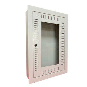 Installation Standard de 19 po Boîte à Bornes Porte Ventilée Petite Serrure Ronde 12U 400*600*120 Mural Armoire de Données - Product Image 6