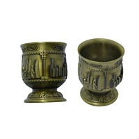 Tasse touristique du népal, hong-kong/GUANG hangzhou, en métal antique, tasse souvenir personnalisée
