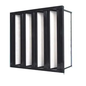 Prezzo di fabbrica V Bank filtro aria filtro compatto per sistema HVAC --- disponibile