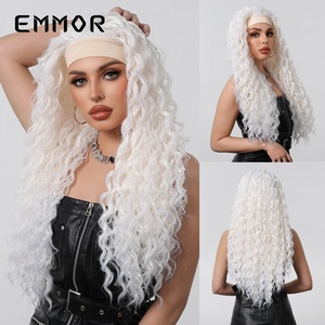 <span class=keywords><strong>Parrucca</strong></span> da donna in stile naturale europeo-americano, <span class=keywords><strong>grigia</strong></span>, con fascia, capelli ricci lunghi latinoamericani, alla moda, voluminosa, resistente alle alte temperature - Product Image 6