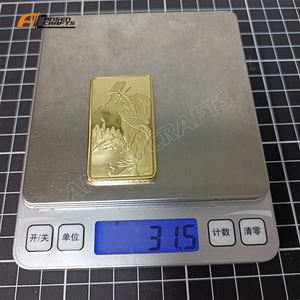 Moneda <span class=keywords><strong>de</strong></span> metal con barra chapada en <span class=keywords><strong>oro</strong></span> <span class=keywords><strong>de</strong></span> 10 mandamientos crucificado <span class=keywords><strong>de</strong></span> Jesucristo en cápsula - Product Image 5