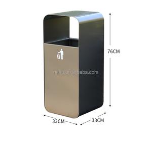 Chất Lượng Cao Thương Mại Mạ Kẽm Kim Loại Thùng Rác Có Thể Thùng Rác Thép Không Gỉ Ngoài Trời Chất Thải <span class=keywords><strong>Bin</strong></span> Trong Nhà Văn Phòng Rác <span class=keywords><strong>Bin</strong></span> Cho Nhà - Product Image 6