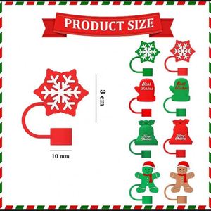 Couvre-pailles en silicone pour accessoires Stanley Cup - Capuchons de paille de 10 mm pour gobelets de 30 et 40 oz - Anti-poussière et sans BPA - Product Image 2