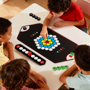 Jeu de société familial interactif à deux joueurs avec balles magnétiques, mini-balles éjectables, jouets éducatifs pour l'entraînement de la concentration - Product Image 2
