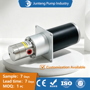 Bomba de engranajes de accionamiento magnético CIP con sellos de PTFE y FKM para integradores de sistemas de llenado y envasado de agroquímicos - Venta directa de fábrica - Product Image 1