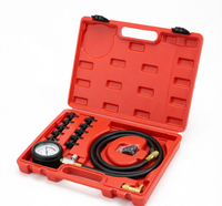 Outil de diagnostic de compression universel pour jauge de pression d'huile moteur, affichage LCD, outils professionnels pour véhicules, outil automobile