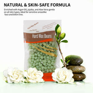 Juego de Perlas de <span class=keywords><strong>Cera</strong></span> Depilatoria Dura de Resina/Rosina Orgánica de 100 g, Aroma a <span class=keywords><strong>Granada</strong></span>, Natural, para Piel Sensible, Bikini, Venta al por Mayor - Product Image 4