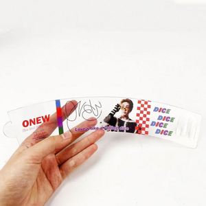Manchon de tasse personnalisé imprimé pour Kpop et supports de tasses en plastique ou en papier, manchon de tasse à café - Product Image 6