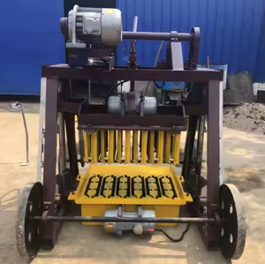 Máy làm khối xi măng <span class=keywords><strong>Qt40</strong></span>-<span class=keywords><strong>3B</strong></span> Máy làm gạch di động với hộp điều khiển điện - Product Image 1