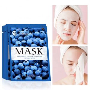 Vente en gros Conception personnalisée Plantes Coton Beauté Soins de la peau Blanchiment des fruits Masque facial nourrissant Masque facial hydratant - Product Image 4