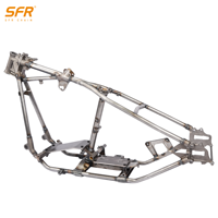 Kit de cadre de moto SFR Hardtail Bobber pour Harley Dyna 2006-2017 et Big Twin 1999-2016, vente en gros d'usine OEM