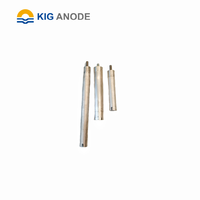 Top AZ31 m8 alliage de magnésium pur tige d'anode sacrificielle mg barre extrudée pour protection cathodique pour chauffe-eau électrique solaire