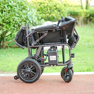 Silla de ruedas eléctrica Plegable ligera <span class=keywords><strong>CE</strong></span> ISO7176 suministros médicos precio de fábrica china controlador inteligente de Motor cepillado - Product Image 6