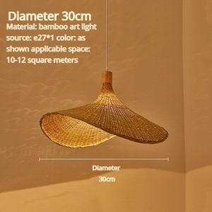 Nuovo <span class=keywords><strong>Lampadario</strong></span> in Stile Cinese, Sud-Est Asiatico e Giapponese, in Bambù e Rattan a Forma di <span class=keywords><strong>Cappello</strong></span> di Paglia <span class=keywords><strong>per</strong></span> Sala da Tè e Decorazione Scale - Product Image 6