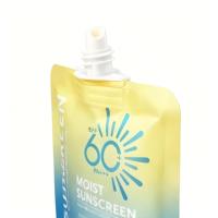 Pochettes personnalisées pour crème solaire avec bec verseur, sachets souples à fond plat, couleur dégradée, réutilisables, petits sacs en plastique pour liquides