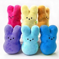 Yanxiannv jouets promotionnels de Pâques 15/20/25-60cm peeps lapin en peluche personnalisé lapin de souris en fibre de polyester