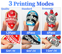 Imprimante à plat UV 6090 pour l'impression de logos en relief sur les maillots de sport de football