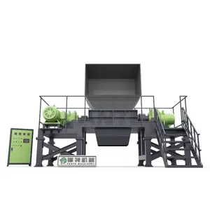 Heavy Duty Shredder Machine For Baler Aluminum Can Recycling Plant Price