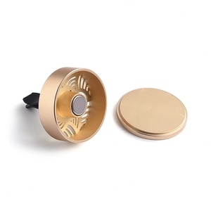 Difusor de Coche Redondo de Metal con Adhesivo Epoxi con Patrón de Fénix Estilo Chino - Product Image 5