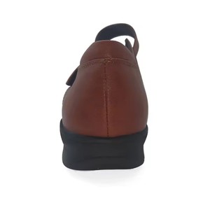 Zapatos de vestir ortopédicos con correa ajustable <span class=keywords><strong>para</strong></span> mujer, calzado de cuña de tacón de cuero genuino cómodo <span class=keywords><strong>para</strong></span> pacientes con Diabetes, verano e invierno - Product Image 6