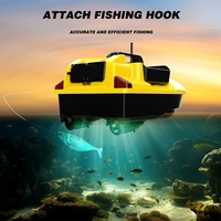 Perahu Umpan GPS V020 dengan Beidou dan 40 Titik Penentuan Posisi, Perahu Pancing Elektrik yang Dikendalikan Jarak Jauh untuk Penggunaan Luar Ruangan