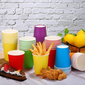 Custom Printing Adjustable Corrugated Eco-Friendly Recyclable <b>Disposable</b> Food Grade Craft Paper <b>Cups</b> Hot/Cold Use - Product Image 2