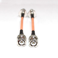 Câble coaxial RF Jumper BNC mâle vers BNC femelle, assemblage de câble, grand hexagonal, câble coaxial RG142