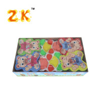 OEM 80g Mignon Gobelet de Gelée Ours Dessin Animé Boisson Fruitée Multicolore pour Tous les Âges