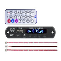 Module décodeur MP3 sans fil Bluetooth 5.3 VIRE 12V avec commutation de dossier, USB, TF, radio FM et fonction d'appel – Kit voiture