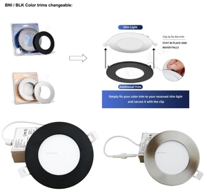 3 4 6 inch <span class=keywords><strong>LED</strong></span> Đèn trần 6W 9W 12W AC 120V lạnh ánh sáng trắng siêu mỏng <span class=keywords><strong>LED</strong></span> nồi Downlight - Product Image 5