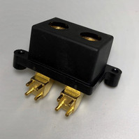 Bloc de bornes d'amplificateur de voiture plaqué or, bloc de bornes audio de voiture, coque transparente ou noire, 50V(DC) 120A, plus de 300 types
