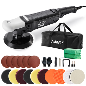 Polisseuse orbitale électrique rotative réglable 1000-3800 tr/min pour sols et voitures, machine de polissage et de cirage de qualité industrielle/DIY pour l'entretien automobile - Product Image 2