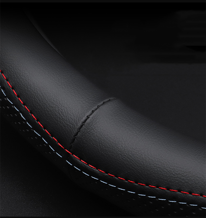 Bellissimo Coprivolante Per Auto A Forma Di D In Pelle PU Accessori Auto Per Kia Optima K5 2021 (Color : ORAGE