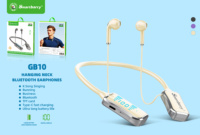 Headphone Nirkabel Olahraga Harga Terjangkau dengan Layar Digital Tahan Air, Kenyamanan Nirkabel, Baterai Tahan Lama