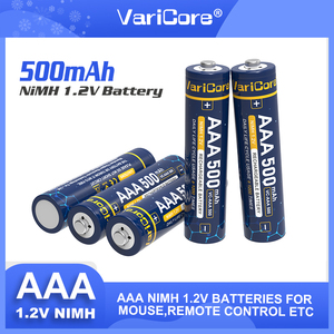 Aaa 1.2V <span class=keywords><strong>Nimh</strong></span> 500mAh pin có thể sạc lại cho các công cụ điện điều khiển từ xa varicore AA pin - Product Image 5