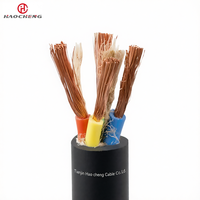 Kabel Tambang Multicore Fleksibel Berlapis Karet Tembaga MZ untuk Bor Listrik Bawah Tanah 0.3/0.5kV
