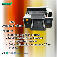 Hot Sale 4060 Multifunktion ale UV-Dtf-und UV-Flachbett-All-in-One-UV-Druckmaschine mit zwei Druckköpfen