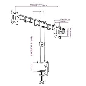 Double <span class=keywords><strong>support</strong></span> de moniteur LCD pour générateur Stock Produit disponible - Product Image 4