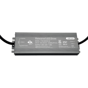 Vente d'usine Transformateur d'alimentation LED ETL 24V CC 30W Étanche pour éclairage LED - Product Image 2