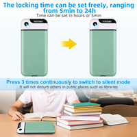 Boîte de verrouillage à minuterie automatique pour téléphones portables et smartphones, avec contrôle de la minuterie